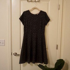 LOFT cheetah print dress